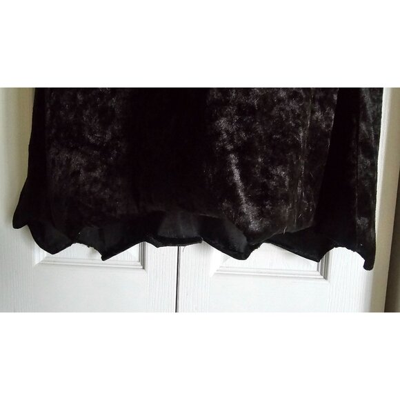 Spiderweb Witch Costume Velvet Dress Hat Bell Sleeve Halloween Spider Girls READ - Picture 5 of 7